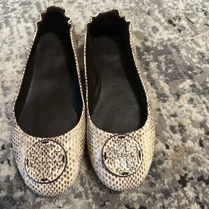 Women's Snakeskin Ballet Flats